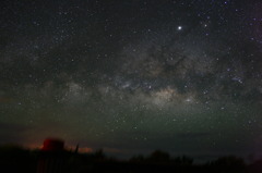 ハワイの星空