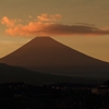 マジックアワーの富士山