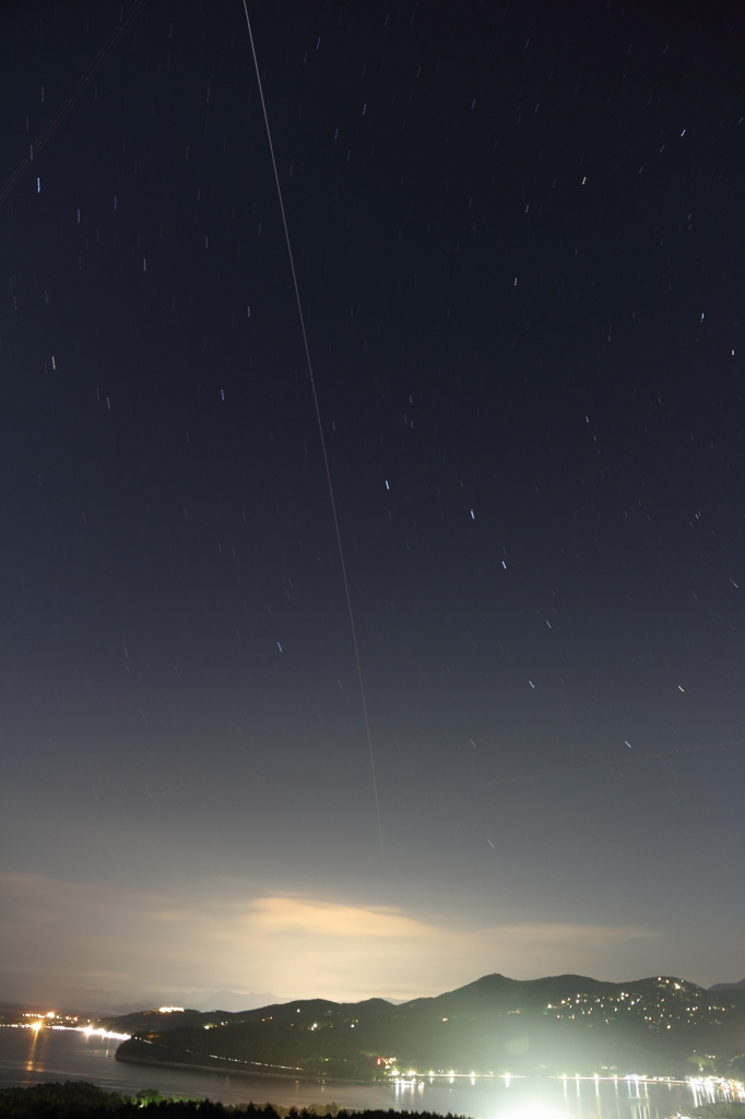 今日もISS（国際宇宙ステーション）撮影♪
