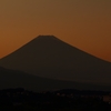富士の夕景