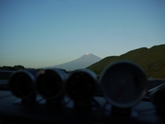 serry号から望む富士山ｗ