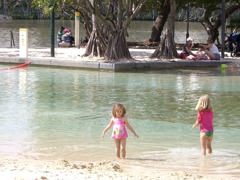 Artificial beach