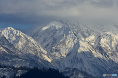 冬の雪山の景色２