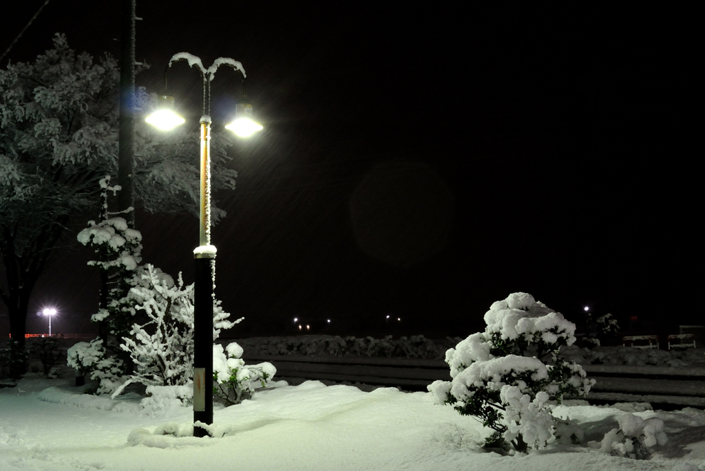 今夜雪深深と３