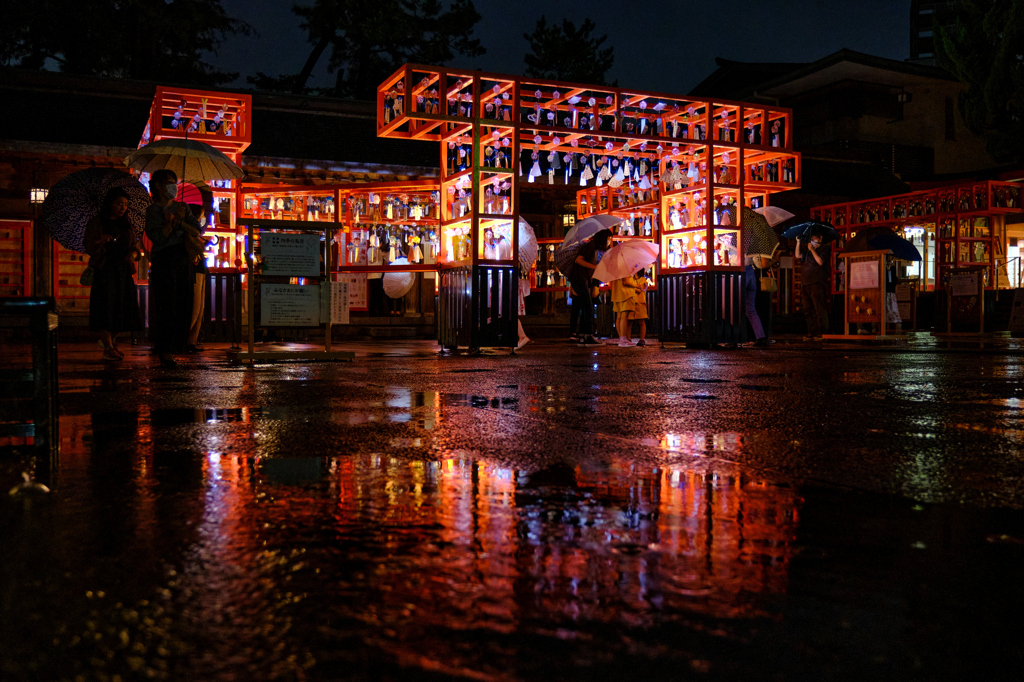 雨の風鈴まつり