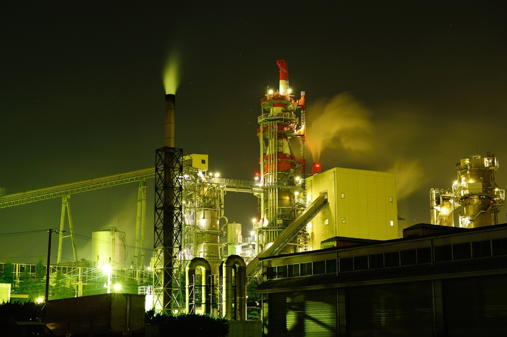 工場の夜の顔１