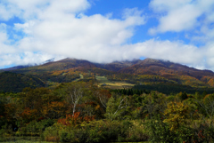 秋晴れの妙高山