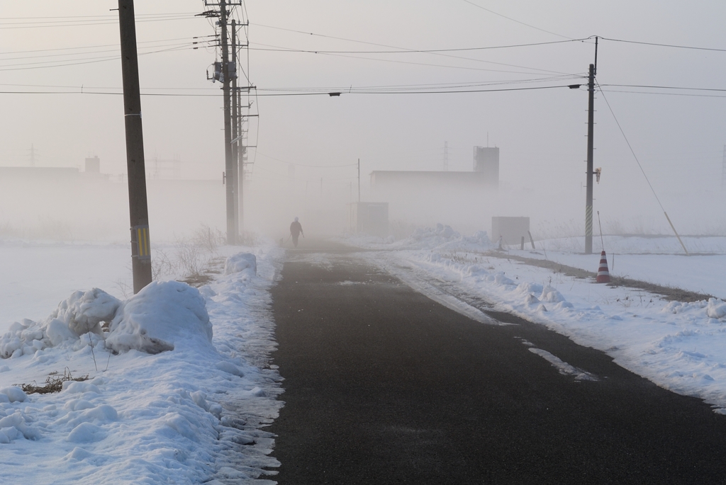 放射霧の朝１