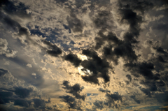 空と雲と太陽と