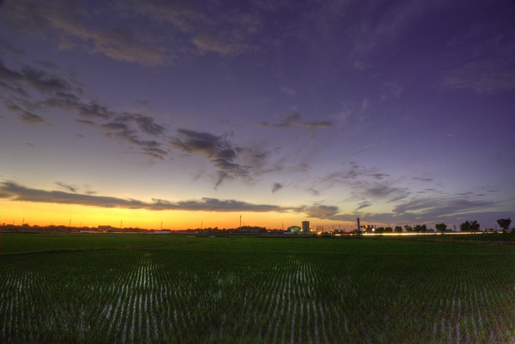 6月13日夕焼け２