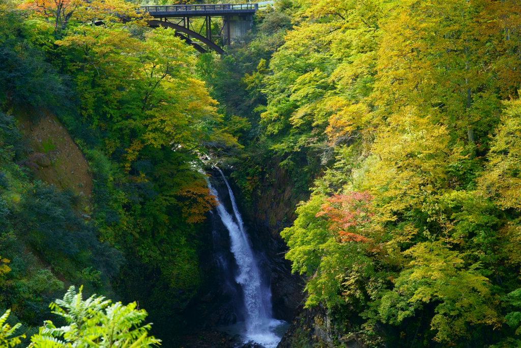 不動滝（関温泉）