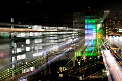ベランダ夜景（２）