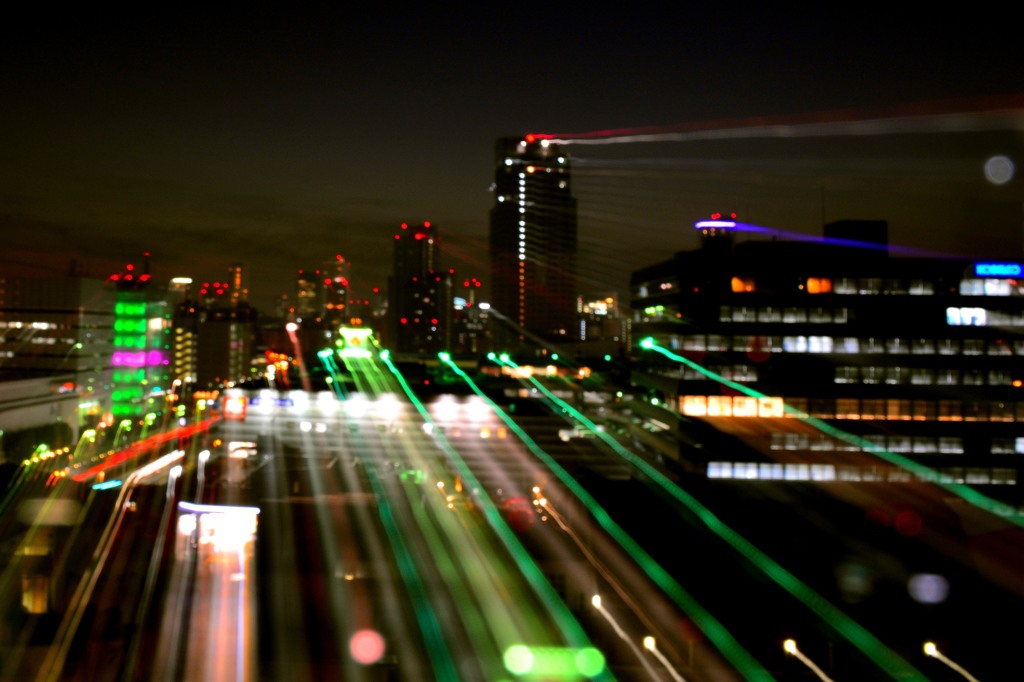 ベランダ夜景（１）