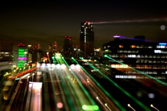 ベランダ夜景（１）
