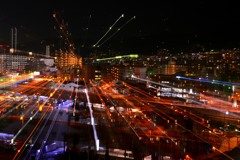 ベランダ夜景（４）