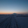 岩木山夕焼け