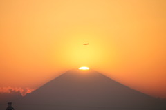 ダイヤモンド富士。