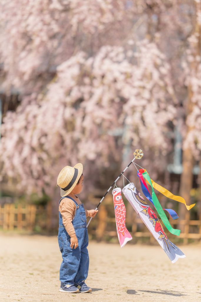 春風に泳ぐ