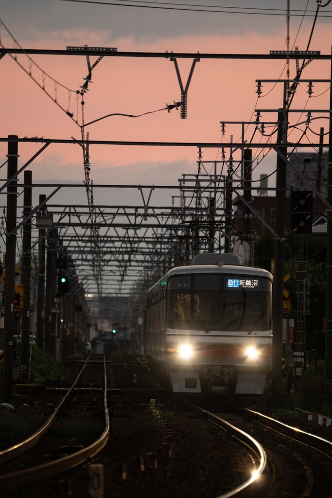 夕刻の色