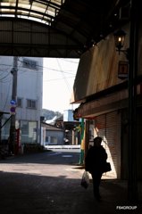 玉島市街にて　９