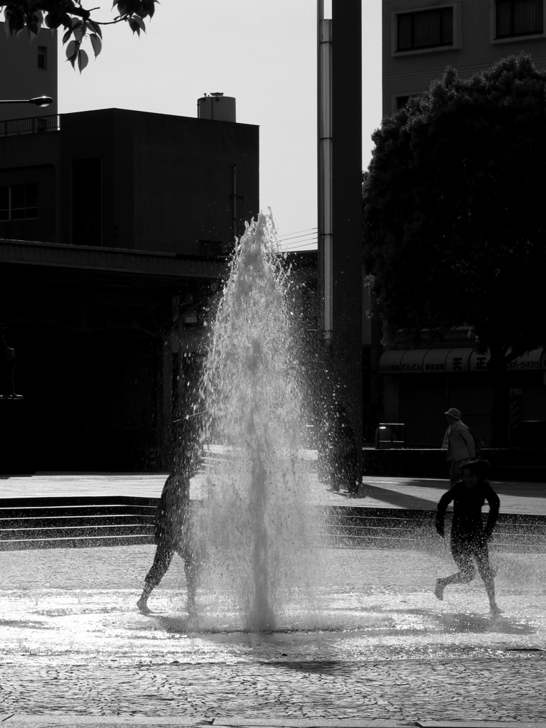 水遊び