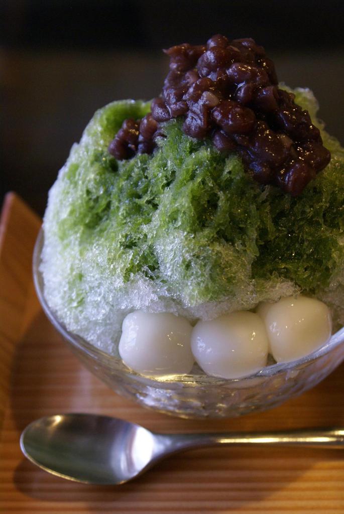 金沢　抹茶氷