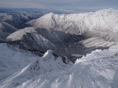 笠ヶ岳　白山方面