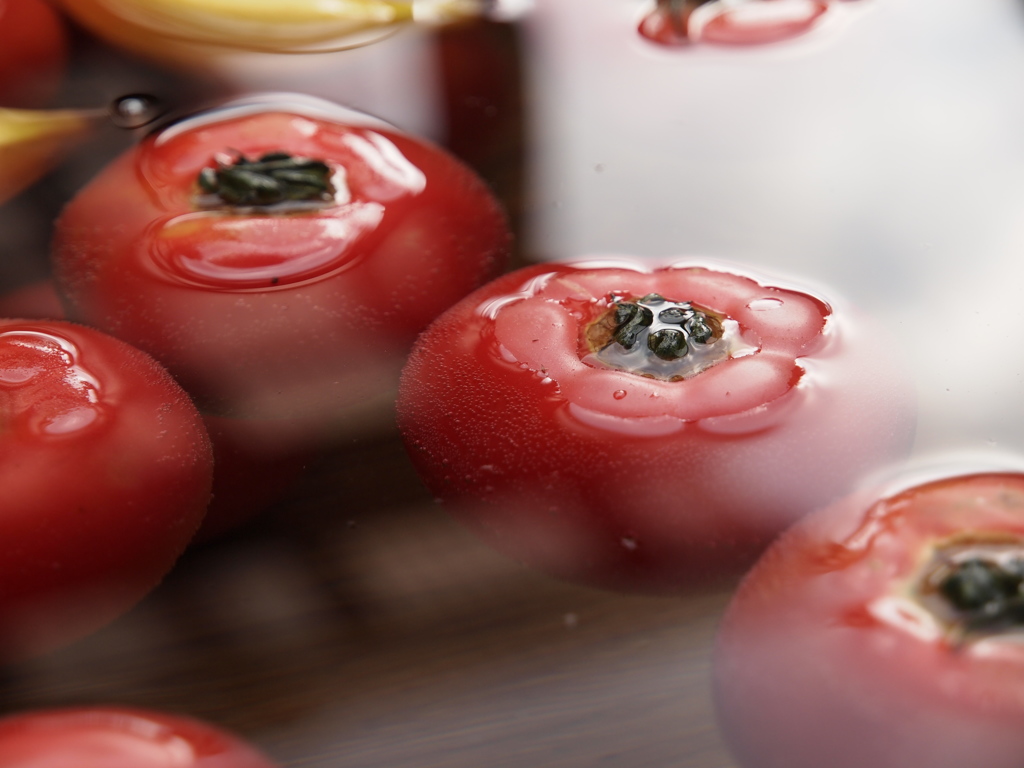 夏・・わさび平のトマト