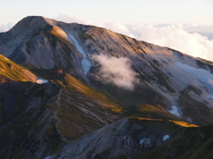 白馬岳山荘から