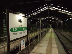 シェルターの駅