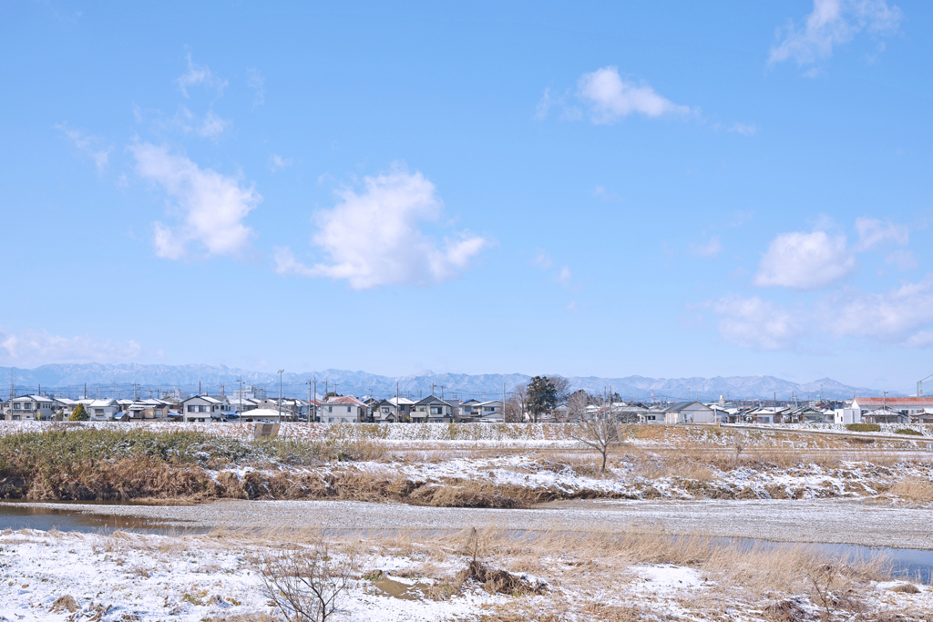 写真日記＜2014-2-5＞＊入間川右岸・川越橋付近からの眺め