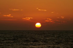 夕日