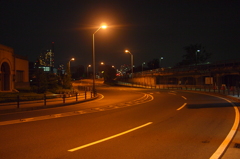 Night Road of みなとみらい21