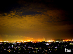 玉島の夜景。