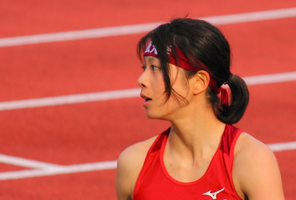 陸上４００ｍ新宮美歩選手