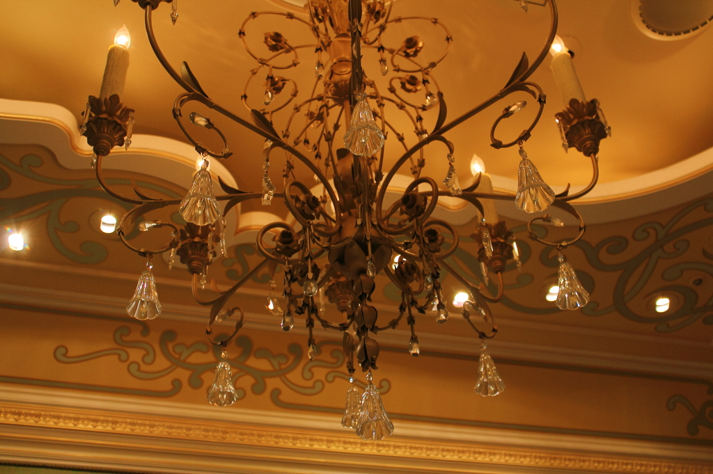 シンデレラ城のシャンデリア