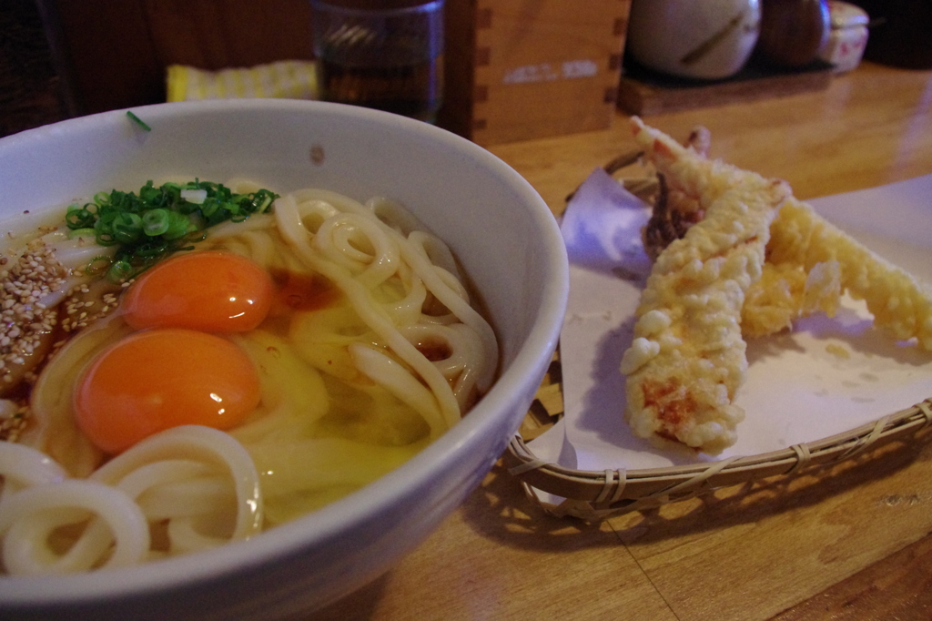 釜玉特盛＋エイト盛り