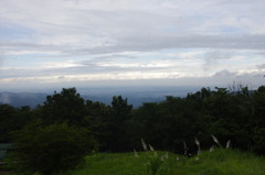 陣馬山より