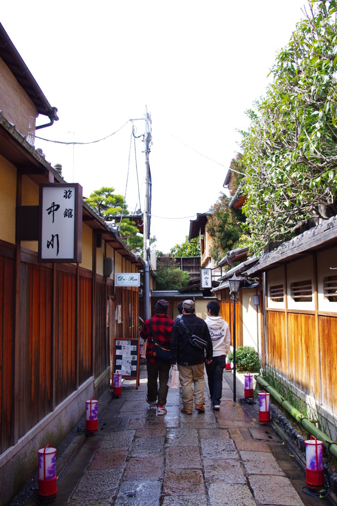 昔ながらの町並み・・・