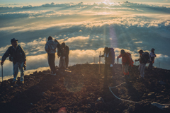 3年前の富士山