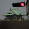 大阪城の信号待ち