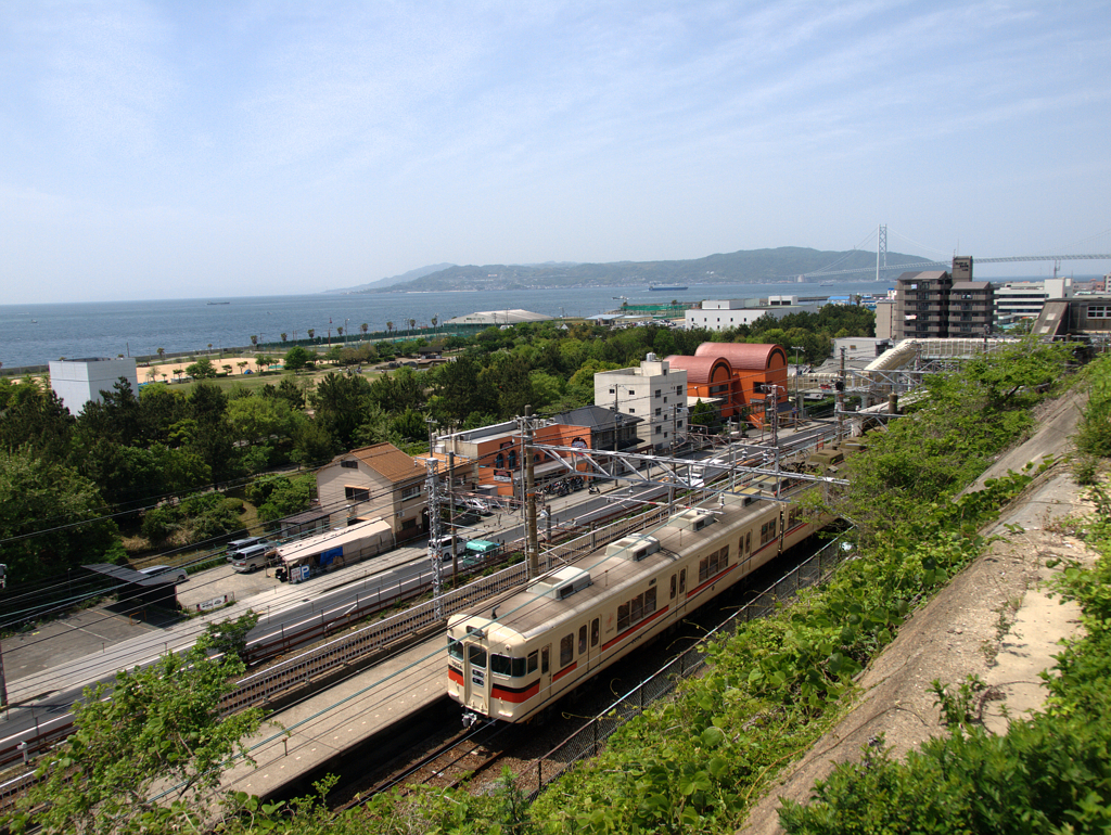 明石海峡を望む