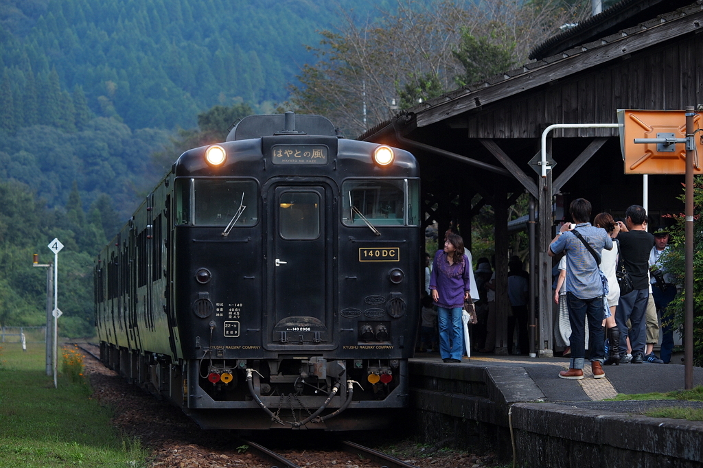 人気の列車が到着