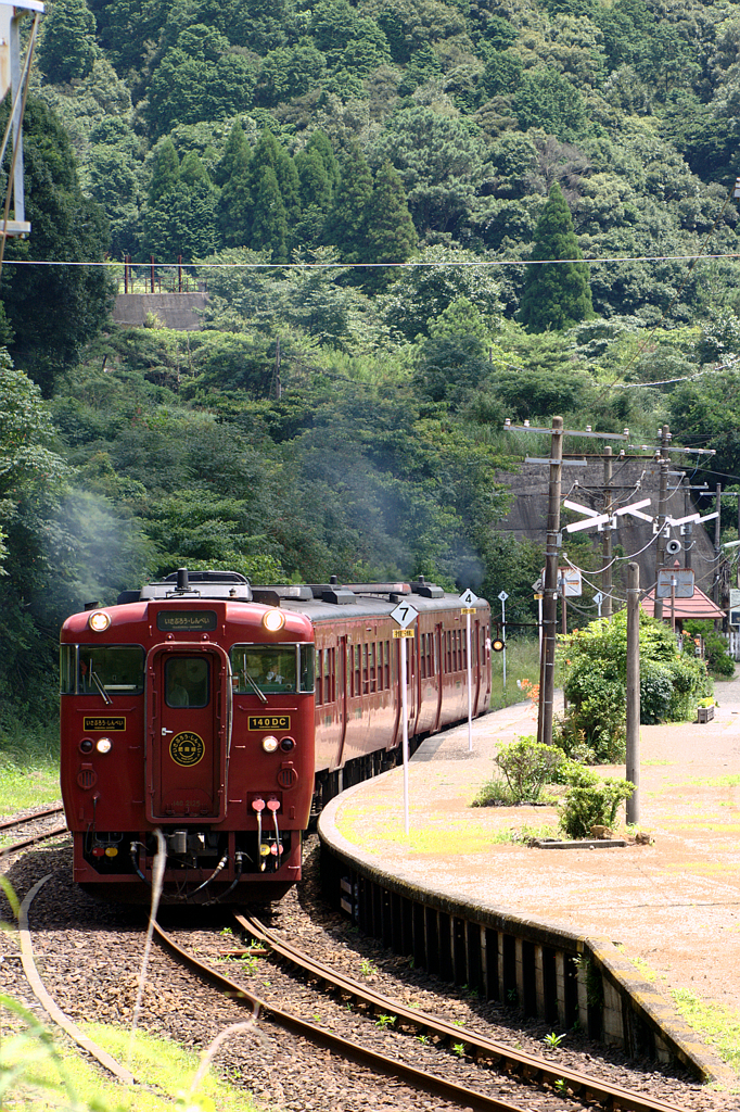 幸せの駅発車