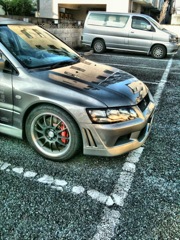 メタリックなランエボ