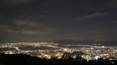 眉山より夜の吉野川橋