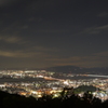 眉山より夜の吉野川橋
