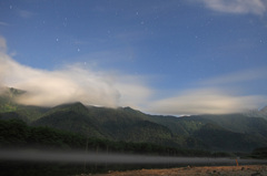 魔の池の星空