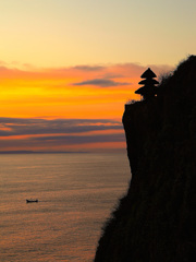 SUNSET ウルワトュ寺院
