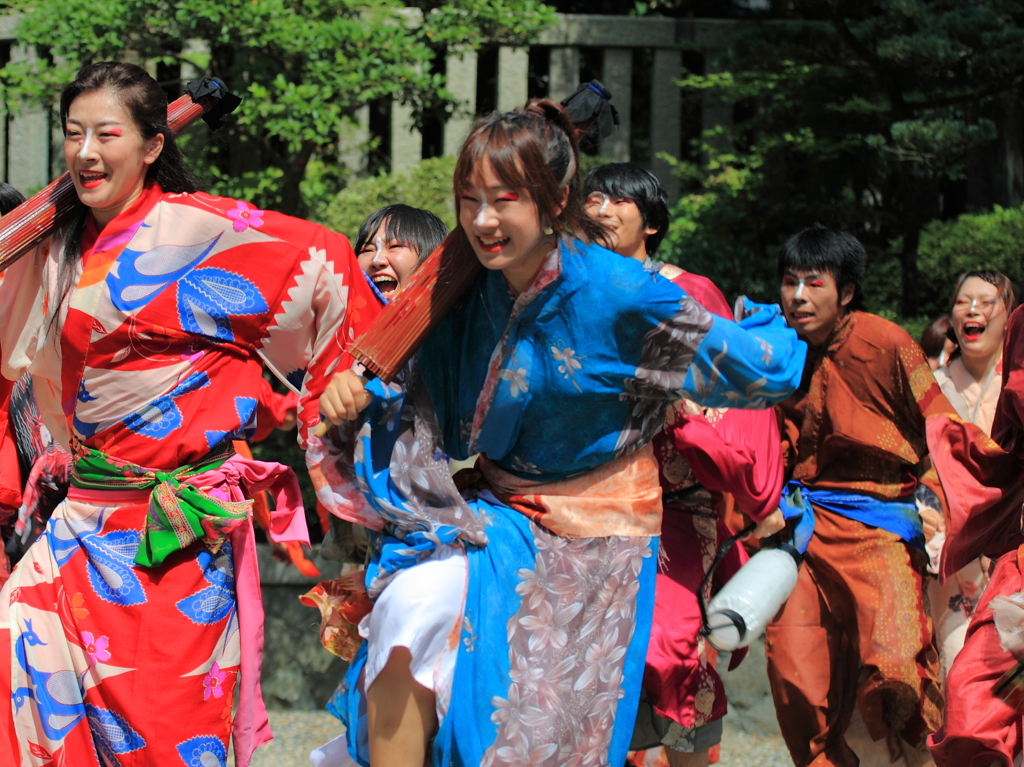 奉納の舞 下駄総踊り